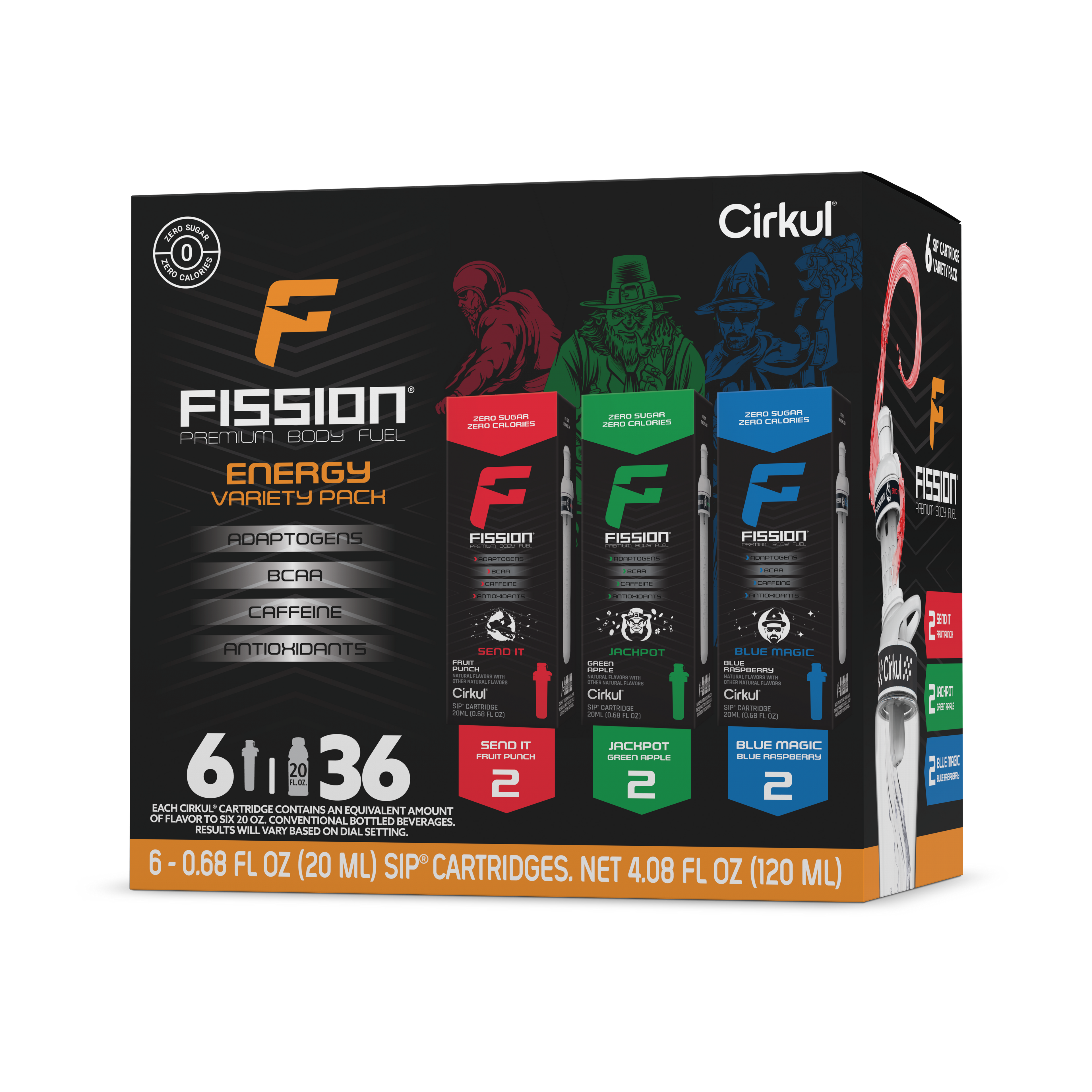 Fission® 6-Pack Variety Pack - Premium Choice