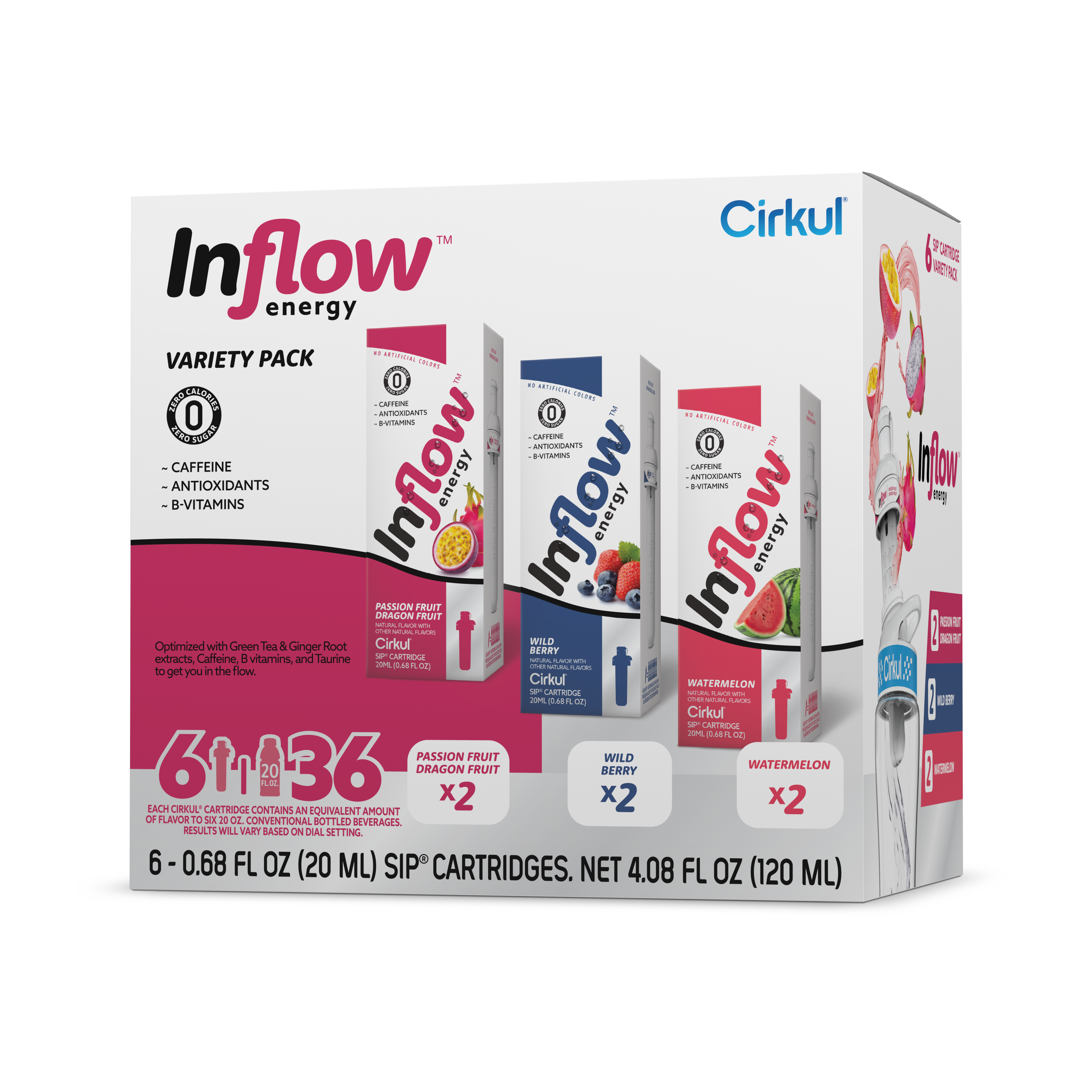 Inflow Energy® 6-Pack Variety Pack - Modern Ready