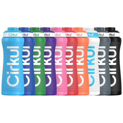 22oz. Grip Stainless Steel Bottle & Sport Lid - Classic Pick