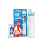22oz. White Stainless Steel Bottle Starter Kit - Ready Routine