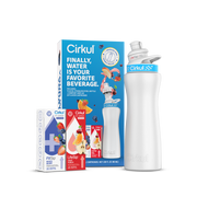 22oz. White Stainless Steel Bottle Starter Kit - Ready Routine