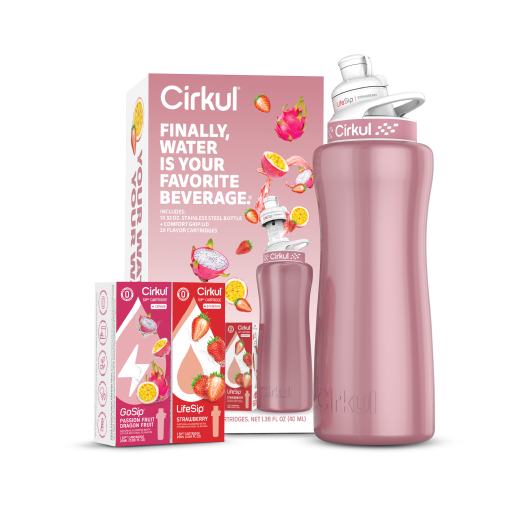 32oz. Rose Gold Stainless Steel Bottle Starter Kit - Gift Ready