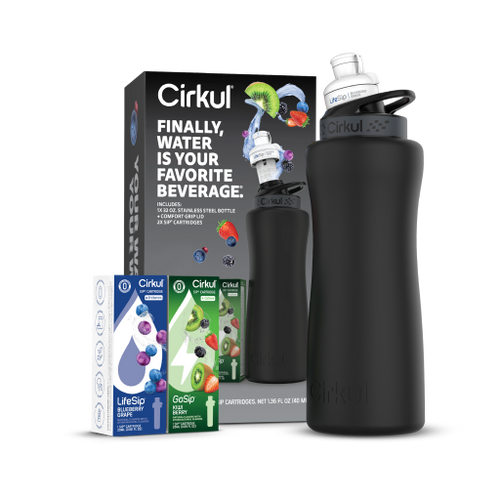 32oz. Matte Black Stainless Steel Bottle Starter Kit - Home Choice