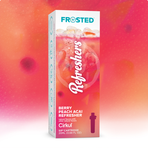 Frosted Berry Peach Acai Refresher - Gift Ready