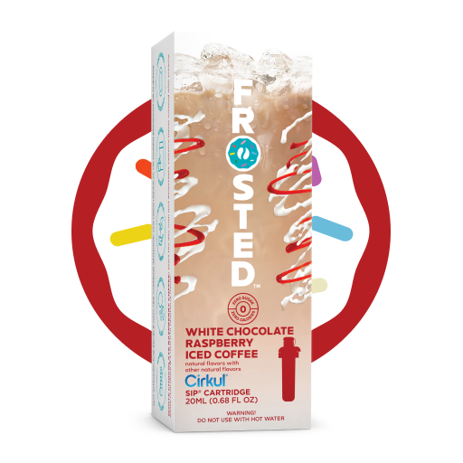 Frosted White Chocolate Raspberry Iced Coffee - Fresh Pair